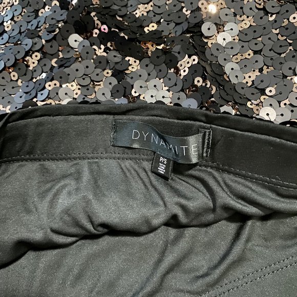 Sparkly Sequin Mini Skirt - Dynamite - Small - Picture 3 of 3